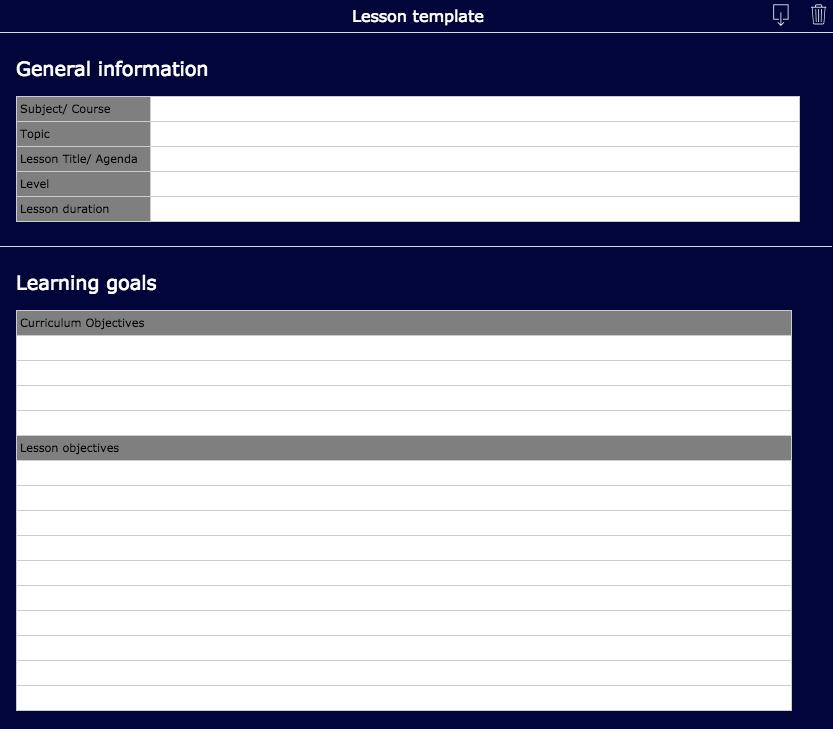 Daily lesson plan template 2022 download for free