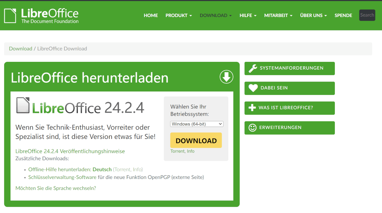 die Offizielle Website
