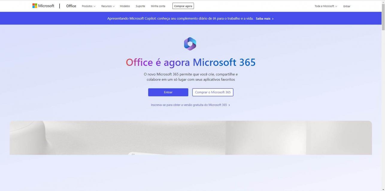 site do Microsoft 365 Online site do Microsoft 365 Online