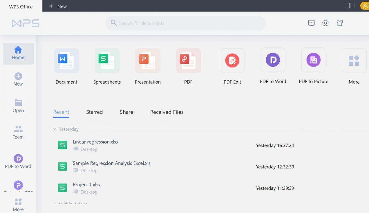 WPS Office for windows