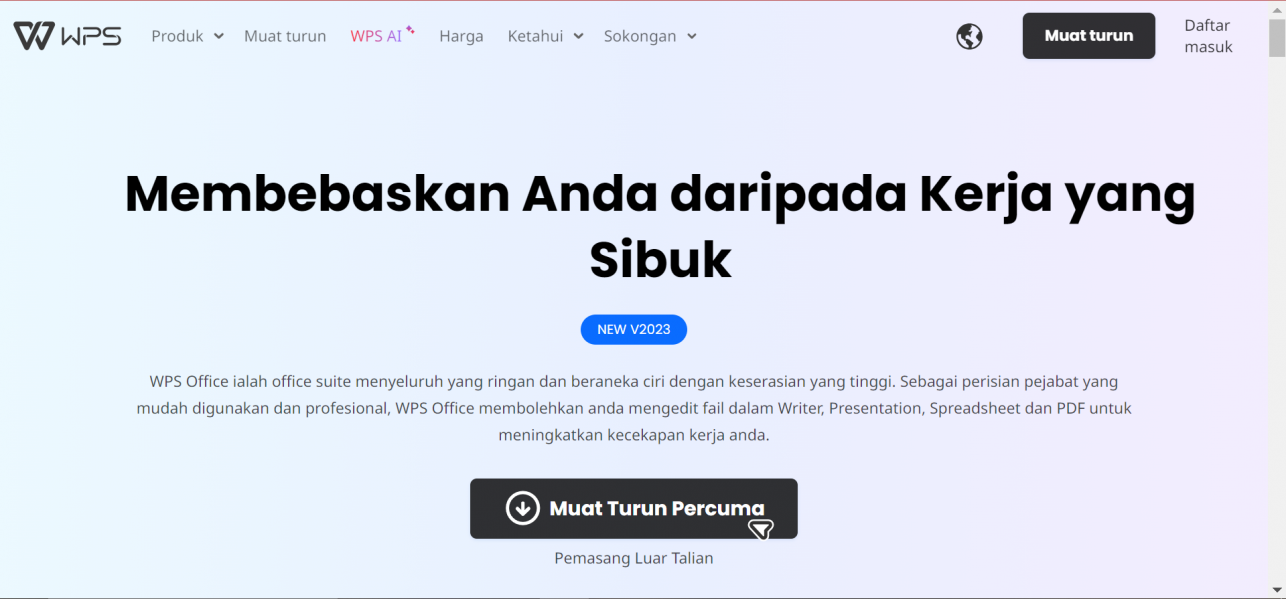 Pelbagai Pilihan Simpan WPS Spreadsheet yang Berbeza