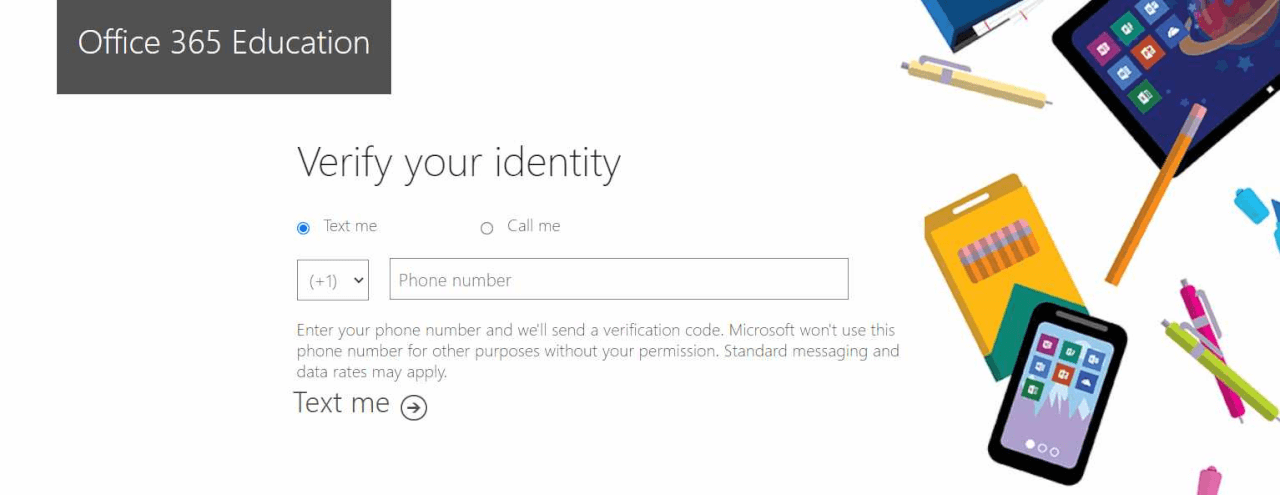 Подтвердите личность в Майкрософт 365 Образование