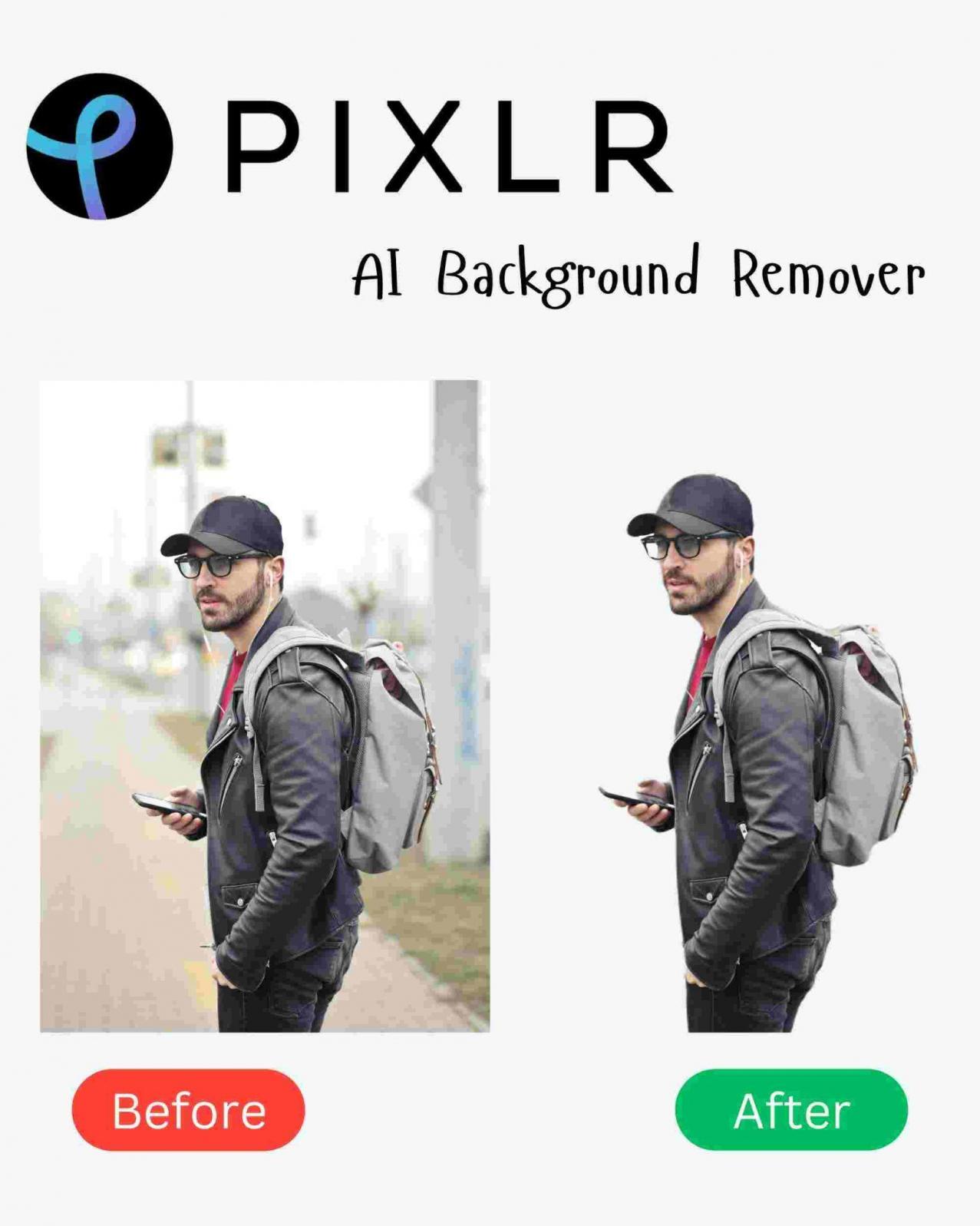результати Pixlr Background Remover