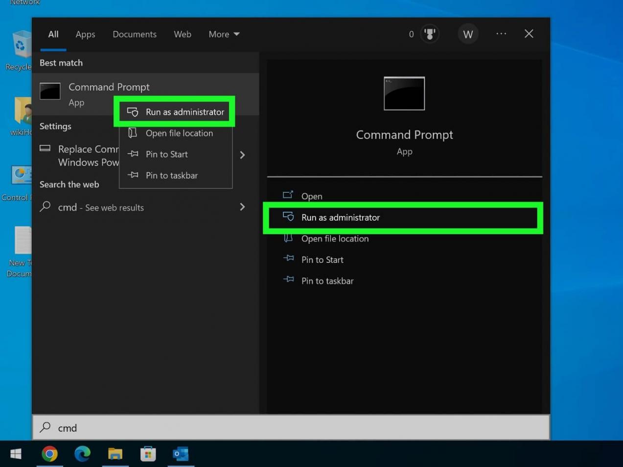 pick ‘Run as Administrator’