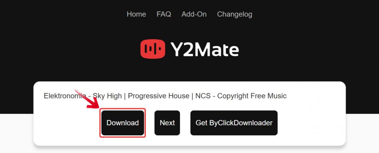Download file from Y2Mate