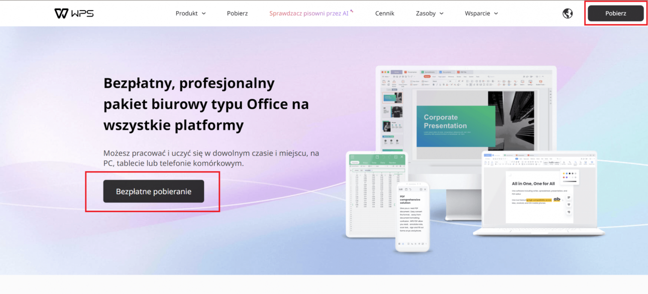 Pobieranie pliku konfiguracyjnego WPS