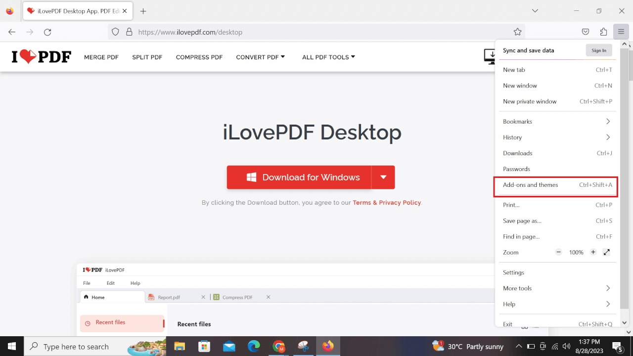 Выбрать «Добавить в Firefox»