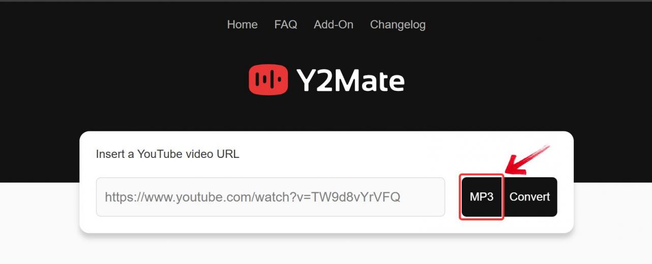 Select conversion type