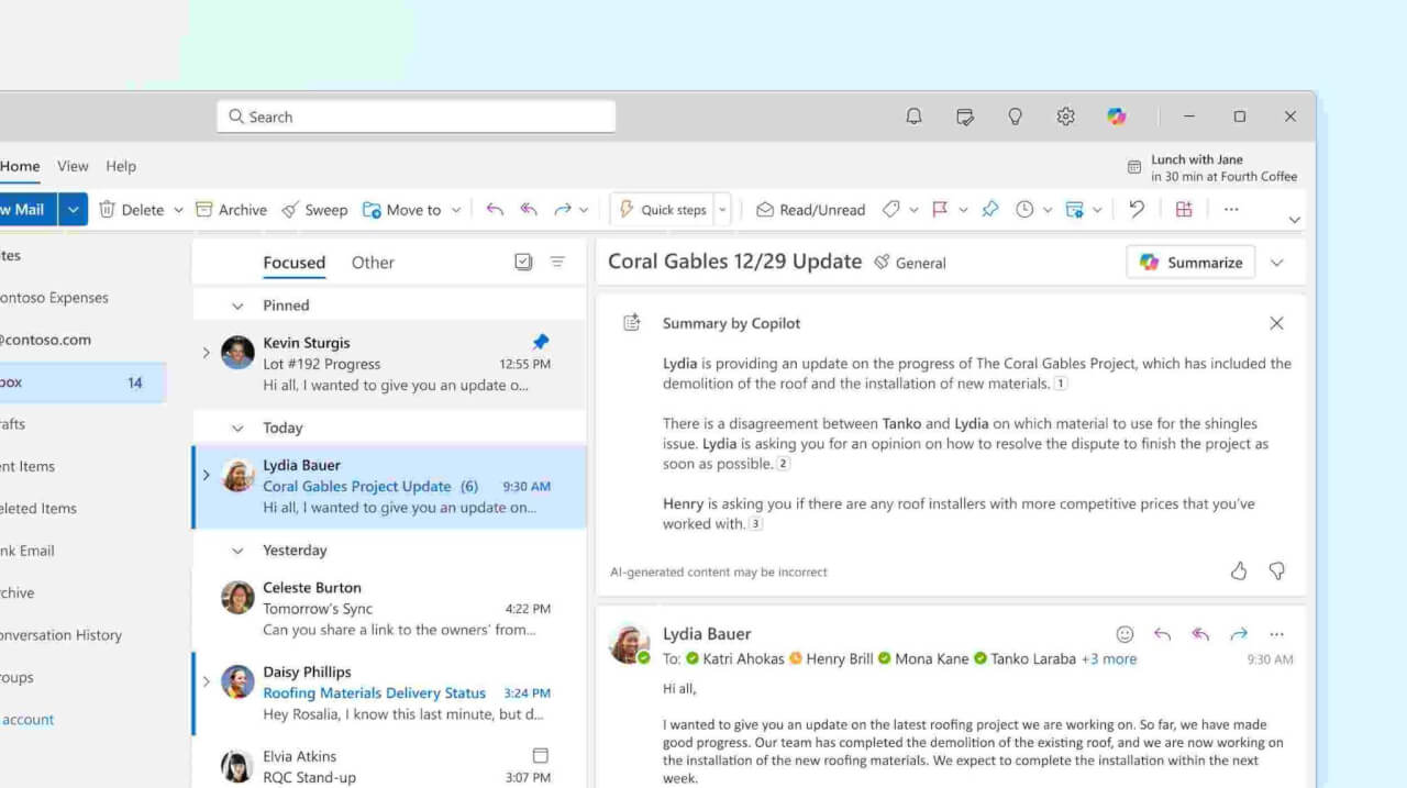 Copilot für Outlook