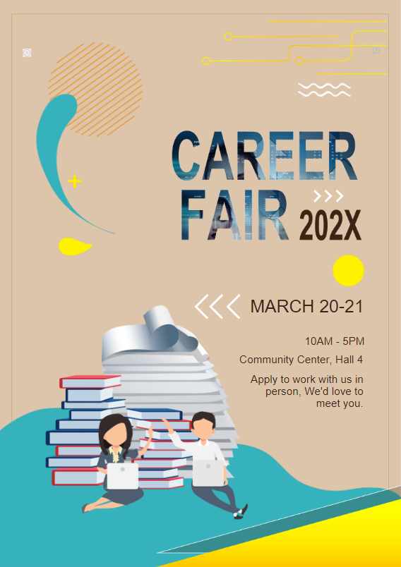 Poster maker template