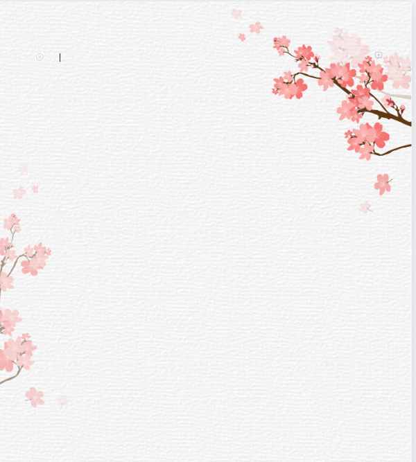Peach Flower template