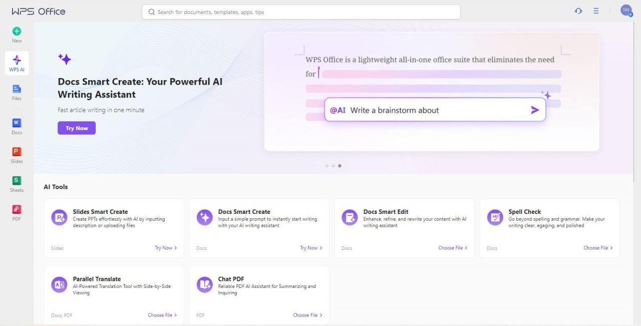 WPS AI Features