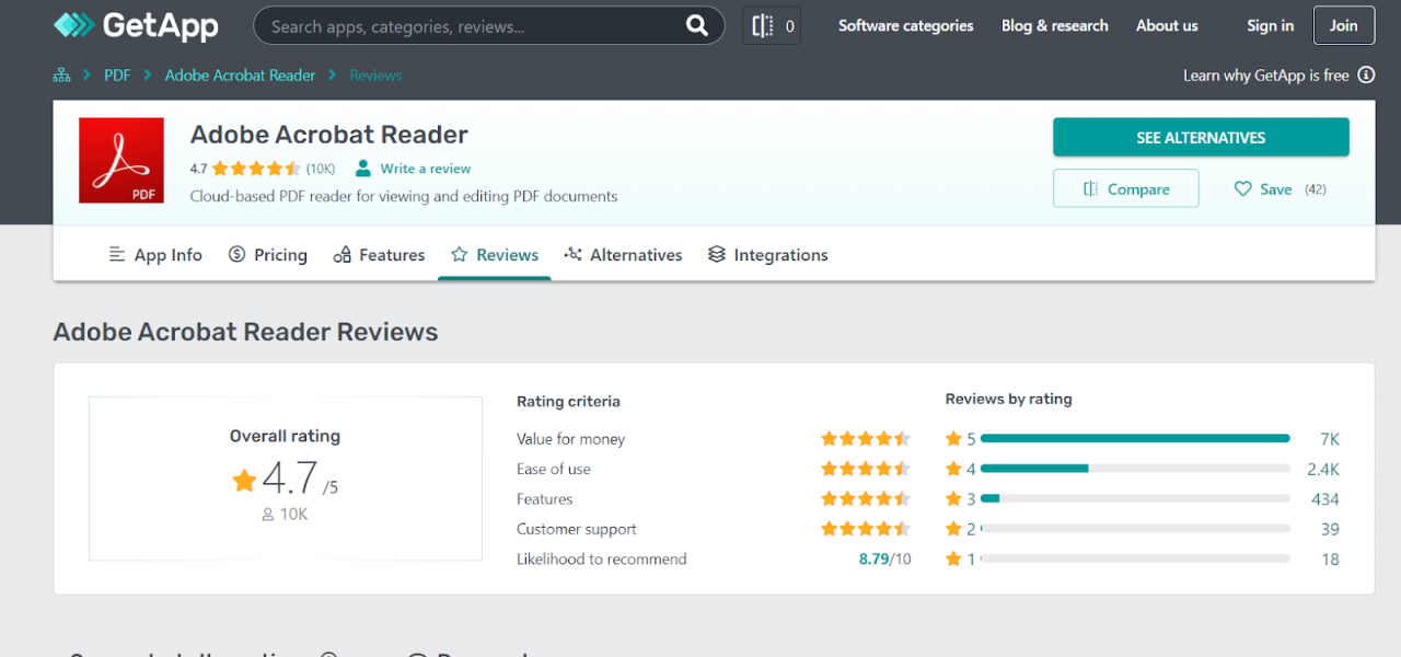 Adobe Acrobat GetApp