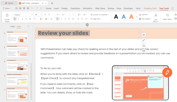 Edit document