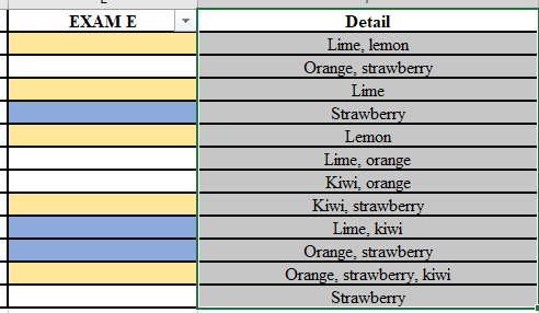Select range to filter