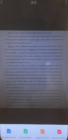 WPS OCR Text extraction