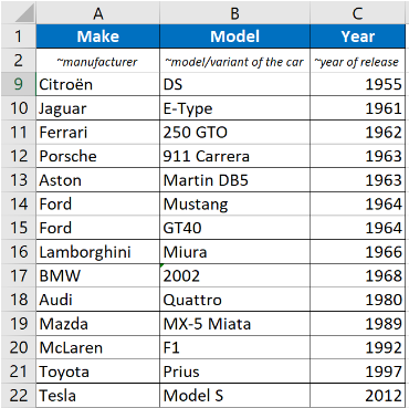 Excel freezing multiple rows