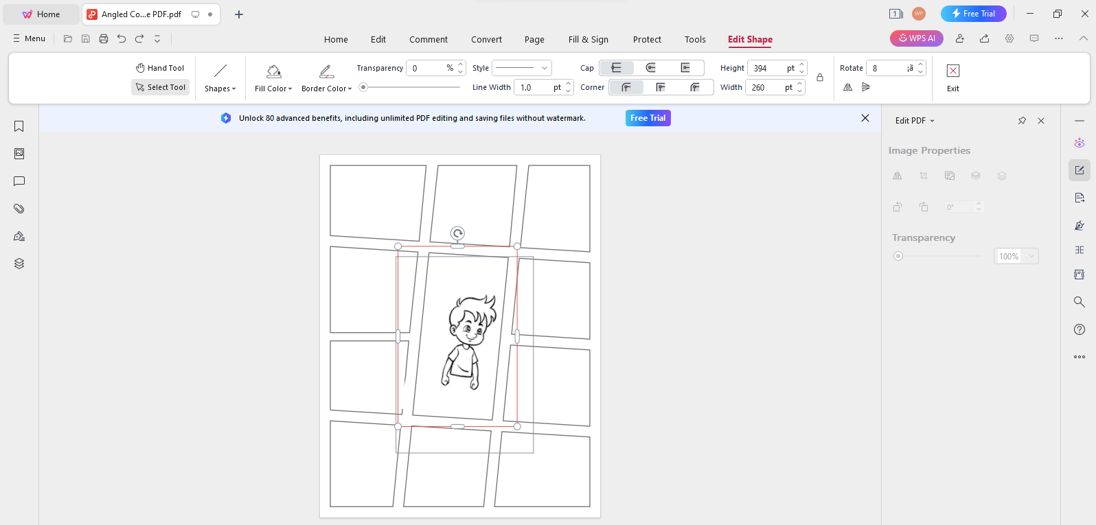 WPS Office editing tools