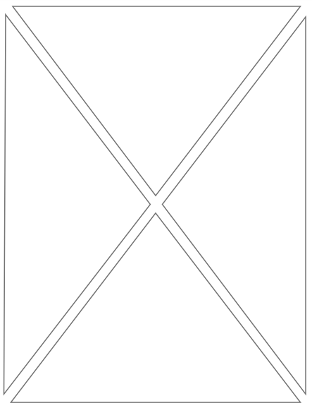 Comic Strip Template- 4 Panel Diagonal