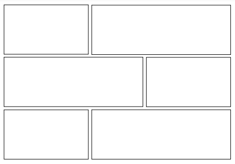 Comic strip 6-panel templates