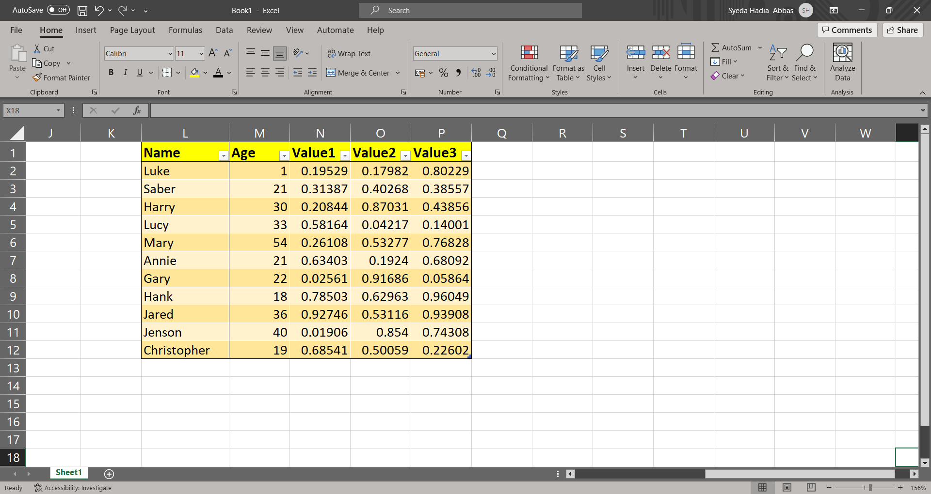 Excel color alternate rows