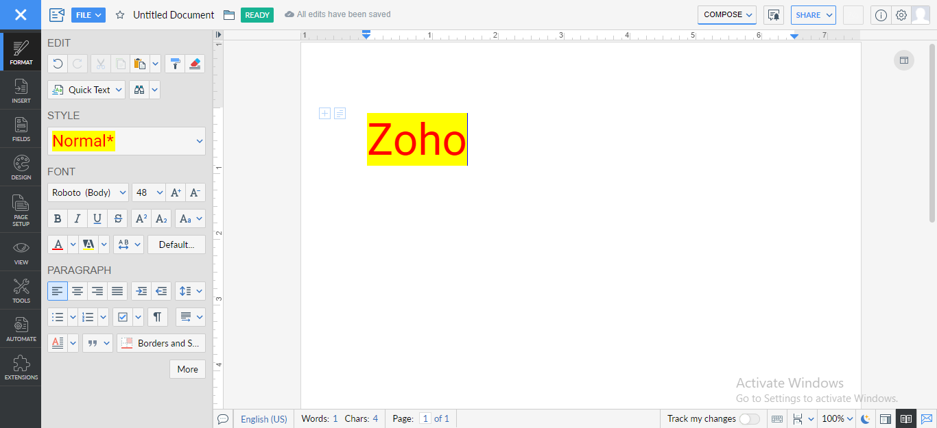 Zoho OfficeSuite