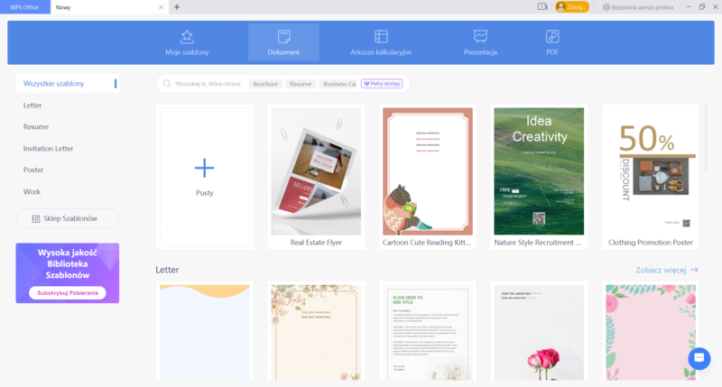 Przegląd WPS Office Writer Darmowy