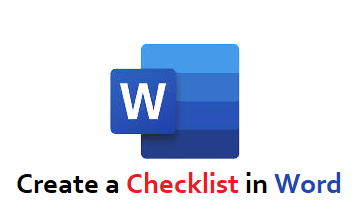 How to Create a Checklist in Word (In Easy Way)