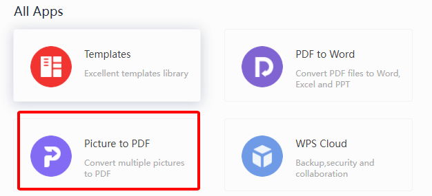 Select Picture to PDF