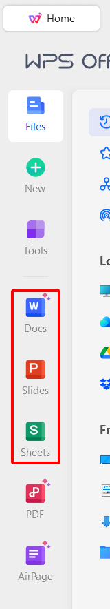 Select type