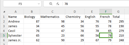 Ctrl + E flash fills data