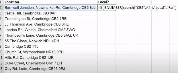 What Is Contains Formula In Excel