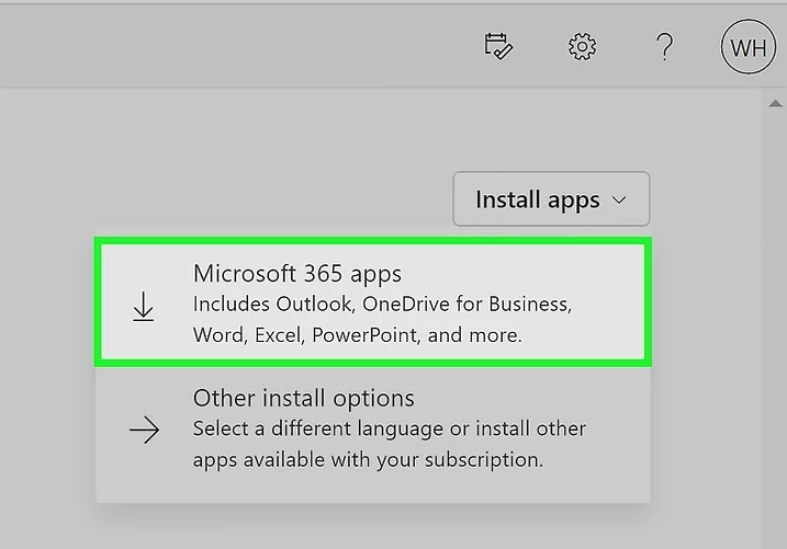 Microsoft 365 apps download