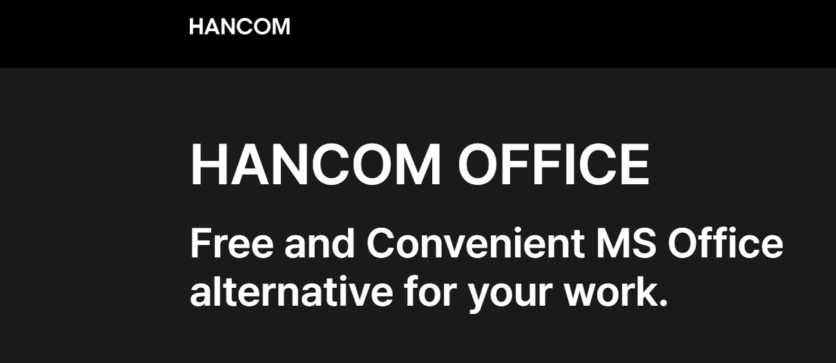 Hancom Office Website