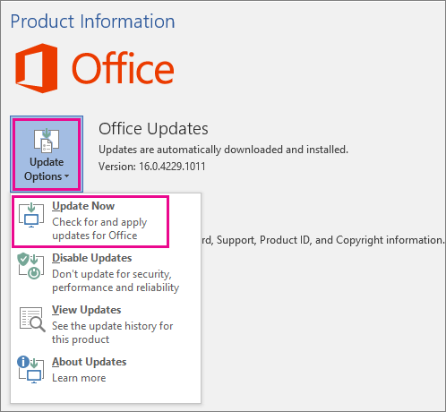 Update your Excel software.