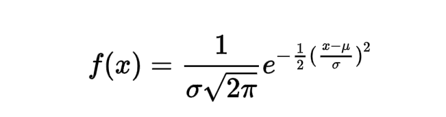 formula of normal distribution