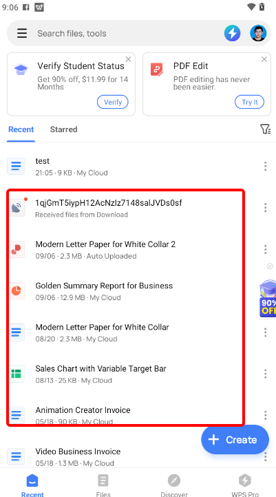Open the Word document