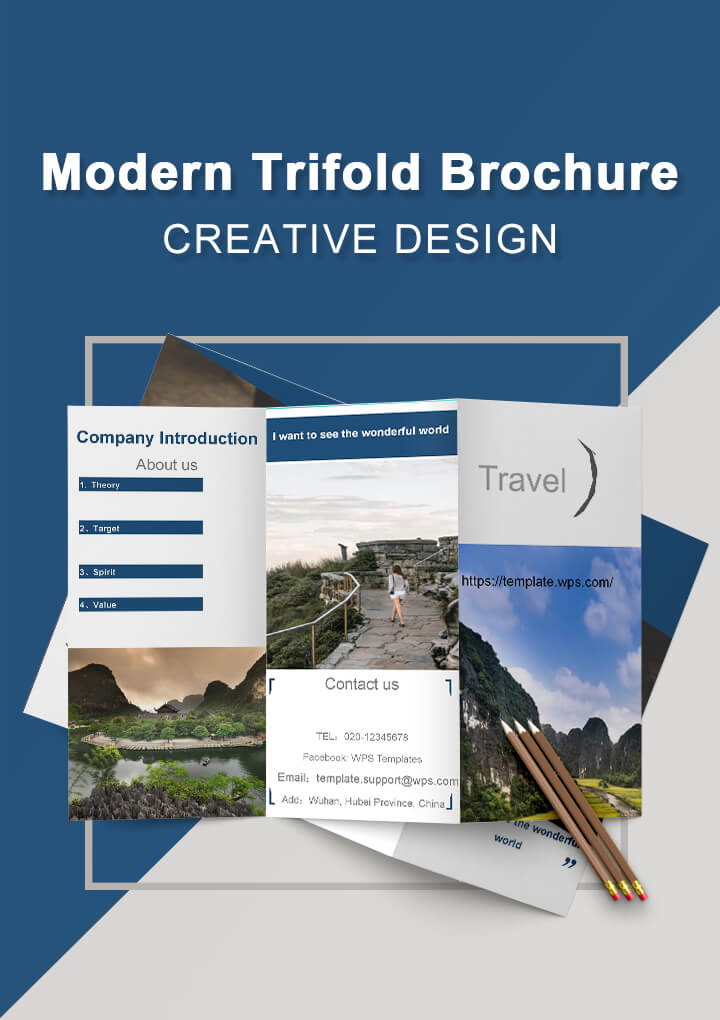Travel Style Trifold Brochure
