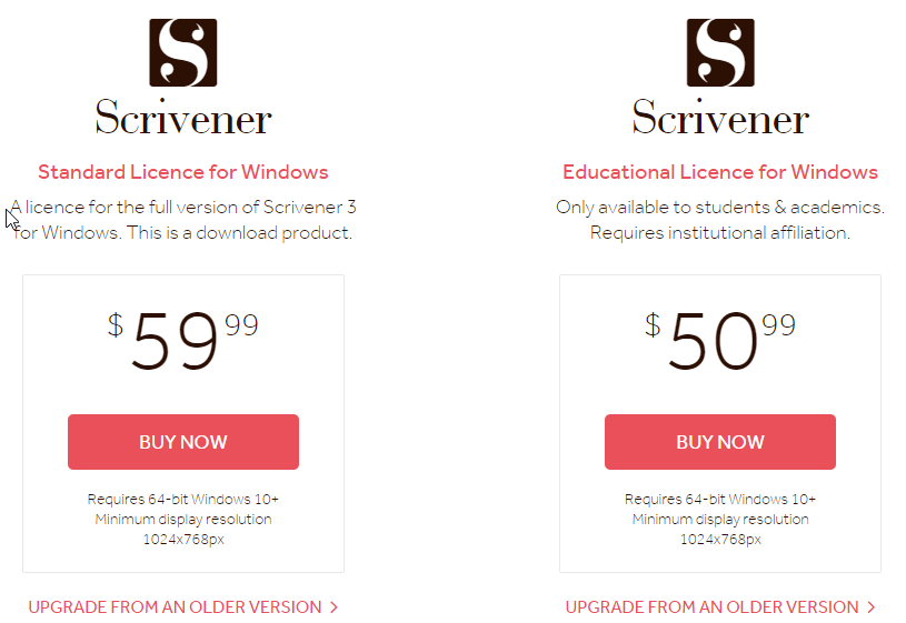 Scrivener for Windows