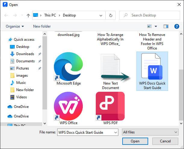 WPS To PDF Converter Offline