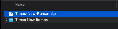 extract font file
