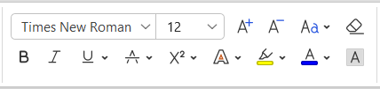 simplified font settings in WPS Office