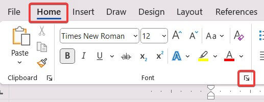 How to open font dialog box