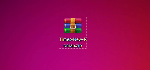 Times New Roman fonts archive
