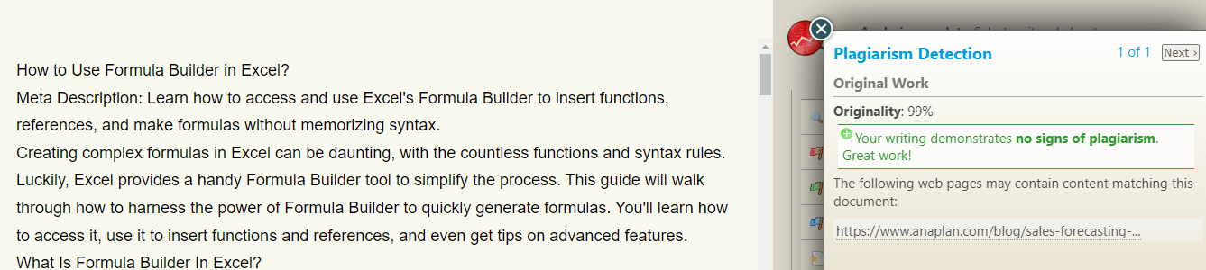 How to Use Formula Builder in Excel