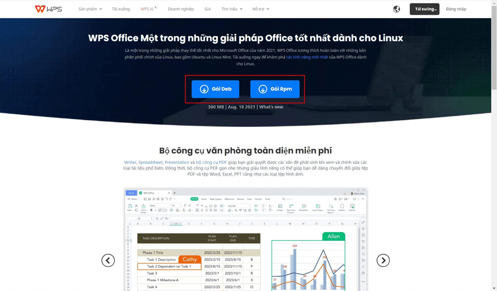 Tải về WPS Linux