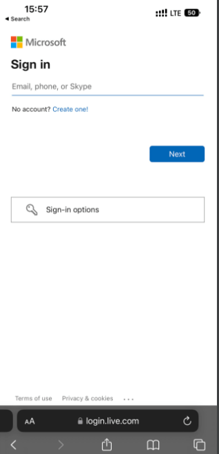 sign in to your free account.