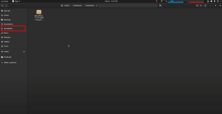 Choose “Download” folder
