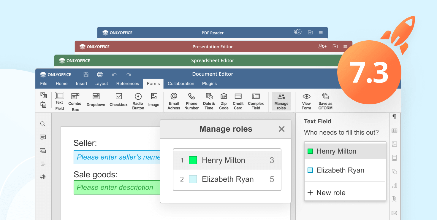 Main features of portable OnlyOffice