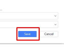 Click the Save button